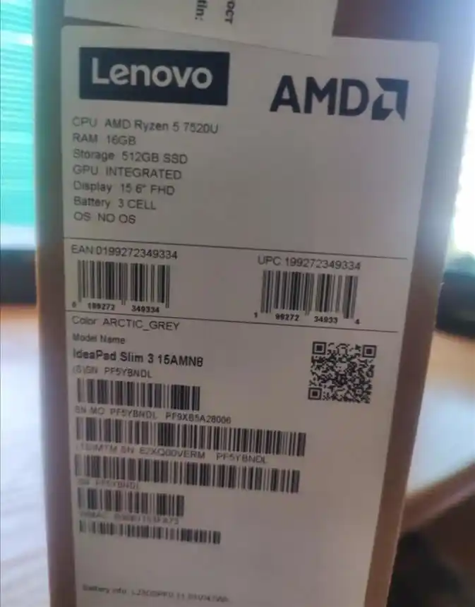 Laptop Lenovo IdeaPad Slim 3