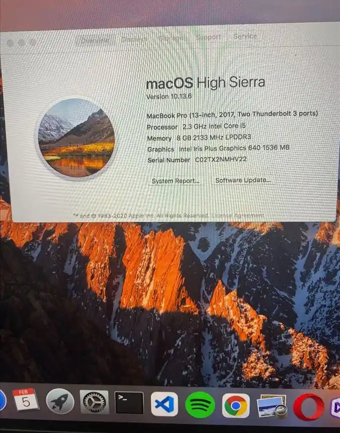 Macbook Pro 2017