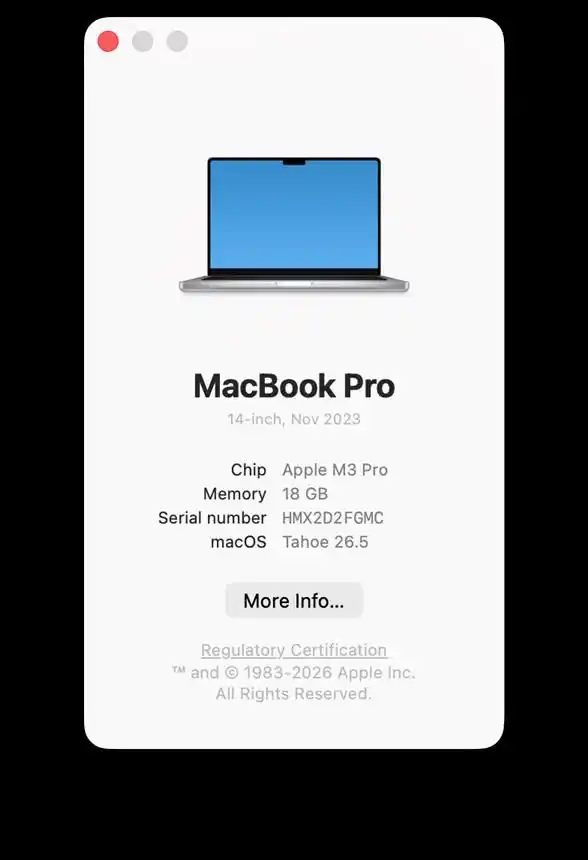 14 inch MacBook Pro M3 Pro